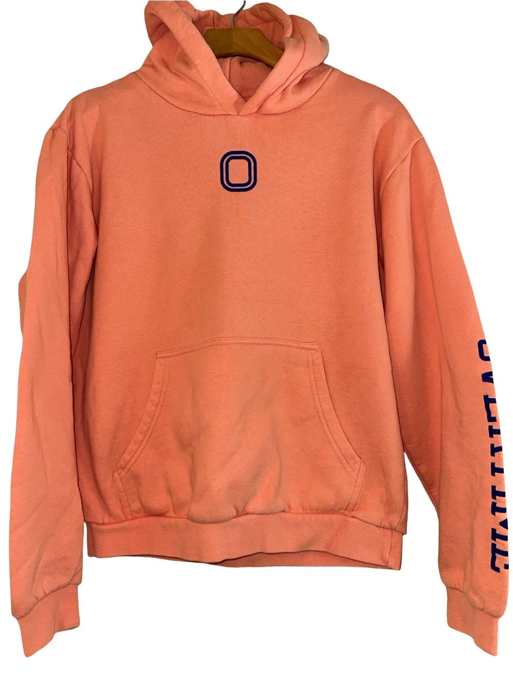 Overtime Boys Size XL Peach Coral Pullover Hoodie  Sweatshirt